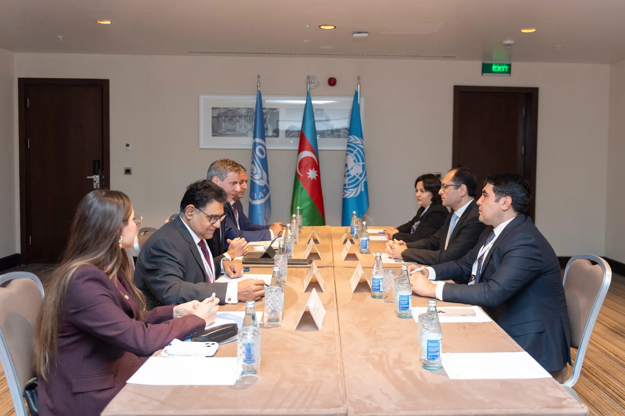 Nazir Məcnun Məmmədov FAO-nun Avropa və Mərkəzi Asiya üzrə regional nümayəndəsi Viorel Gutu ilə görüşüb