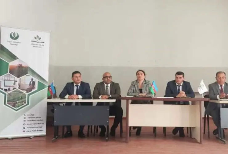 Xocalı rayonunun Ballıca və Xanyurdu kənd sakinlərinə aqrar sahənin aktual mövzularına dair keçirilən təlimlər yekunlaşıb