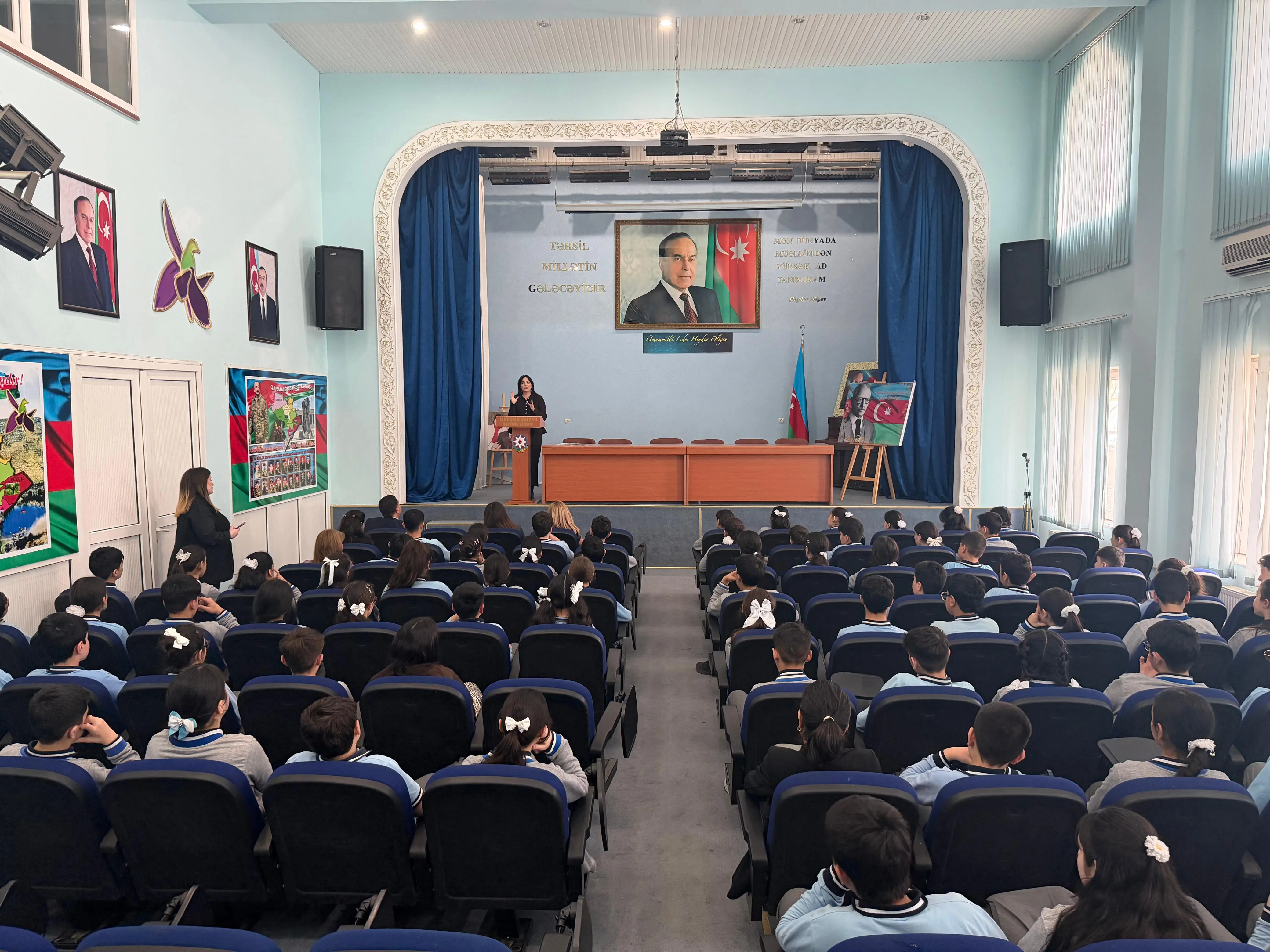 Heydər Əliyev adına liseydə qəhvəyi mərmər bağacığı ilə bağlı maarifləndirici görüş keçirilib