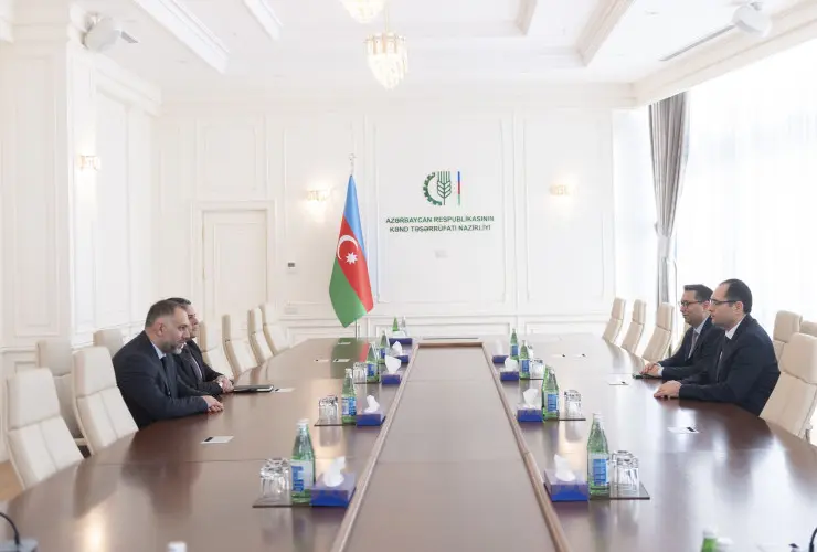 Kənd təsərrüfatı naziri Məcnun Məmmədov “Yüksəliş” müsabiqəsinin qalibləri ilə görüşüb