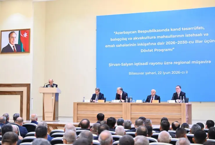 Biləsuvarda aqrar sahədə yeni Dövlət Proqramının müzakirəsi ilə bağlı regional müşavirə keçirilib