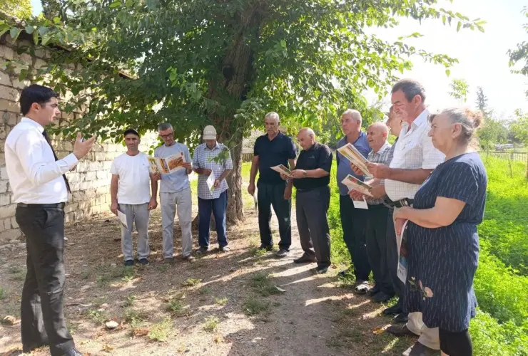 Dövlət Proqramının prioritet istiqamətləri üzrə fermerlərin maarifləndirilməsi davam etdirilir