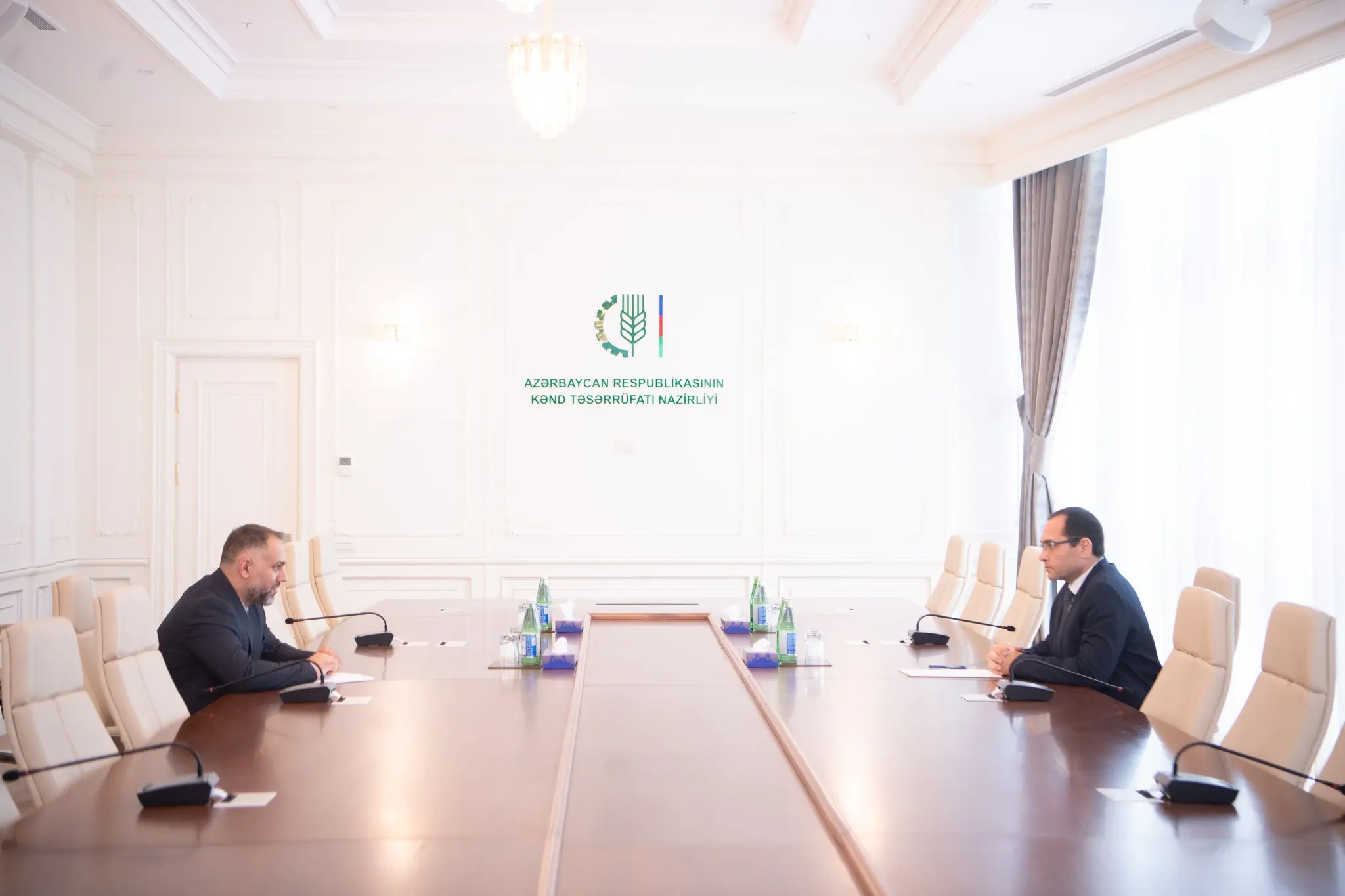 Kənd təsərrüfatı naziri Məcnun Məmmədov “Yüksəliş” müsabiqəsinin qalibləri ilə görüşüb