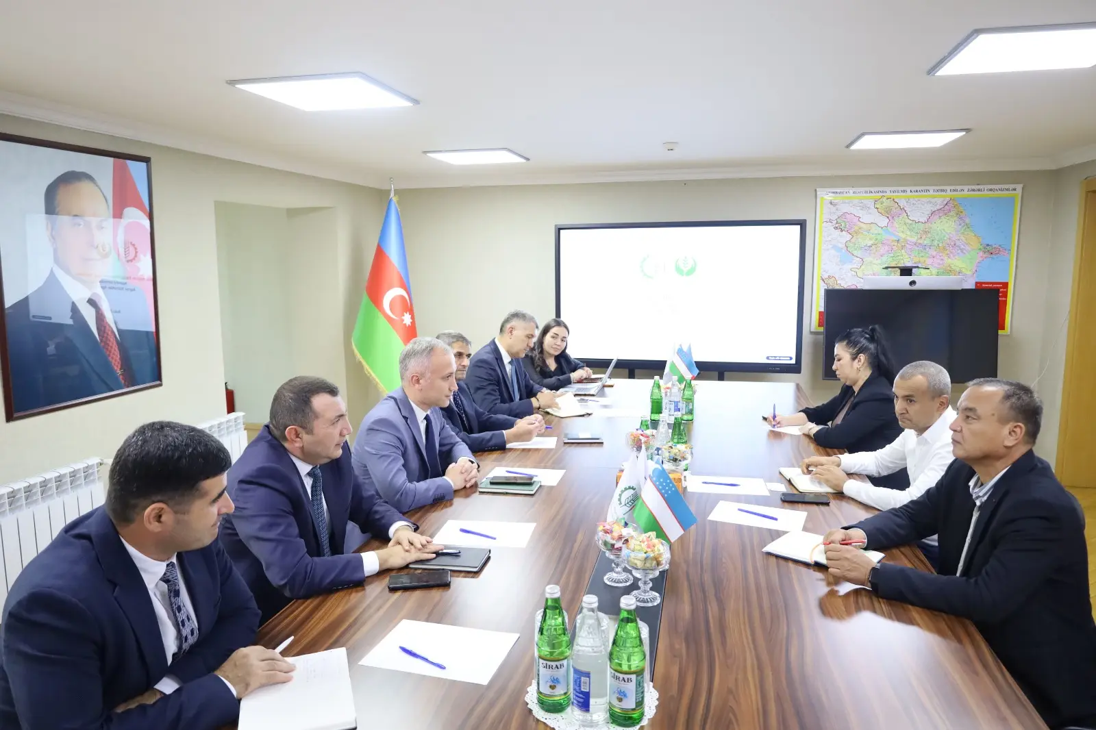 Aqrar Xidmətlər Agentliyində Özbəkistan nümayəndə heyəti ilə görüş keçirilib