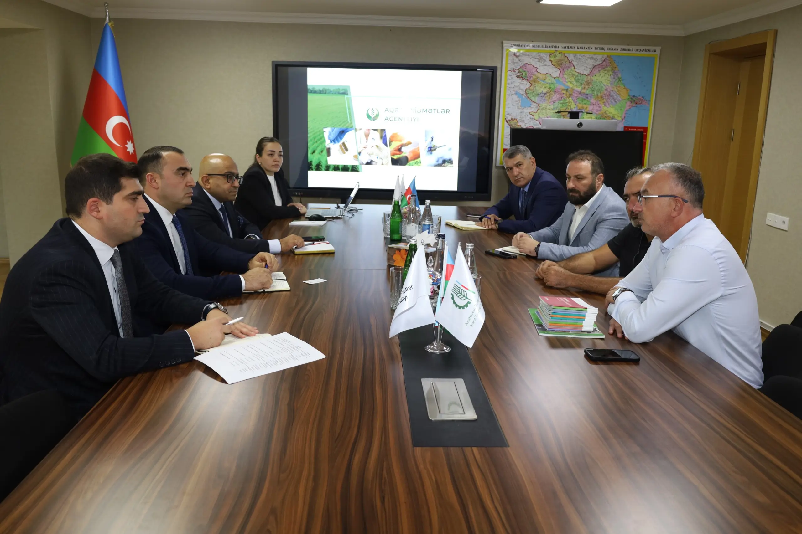 Aqrar Xidmətlər Agentliyində Türkiyənin Hasvet Medical Group Şirkətinin Bakı nümayəndələri ilə görüş keçirilib