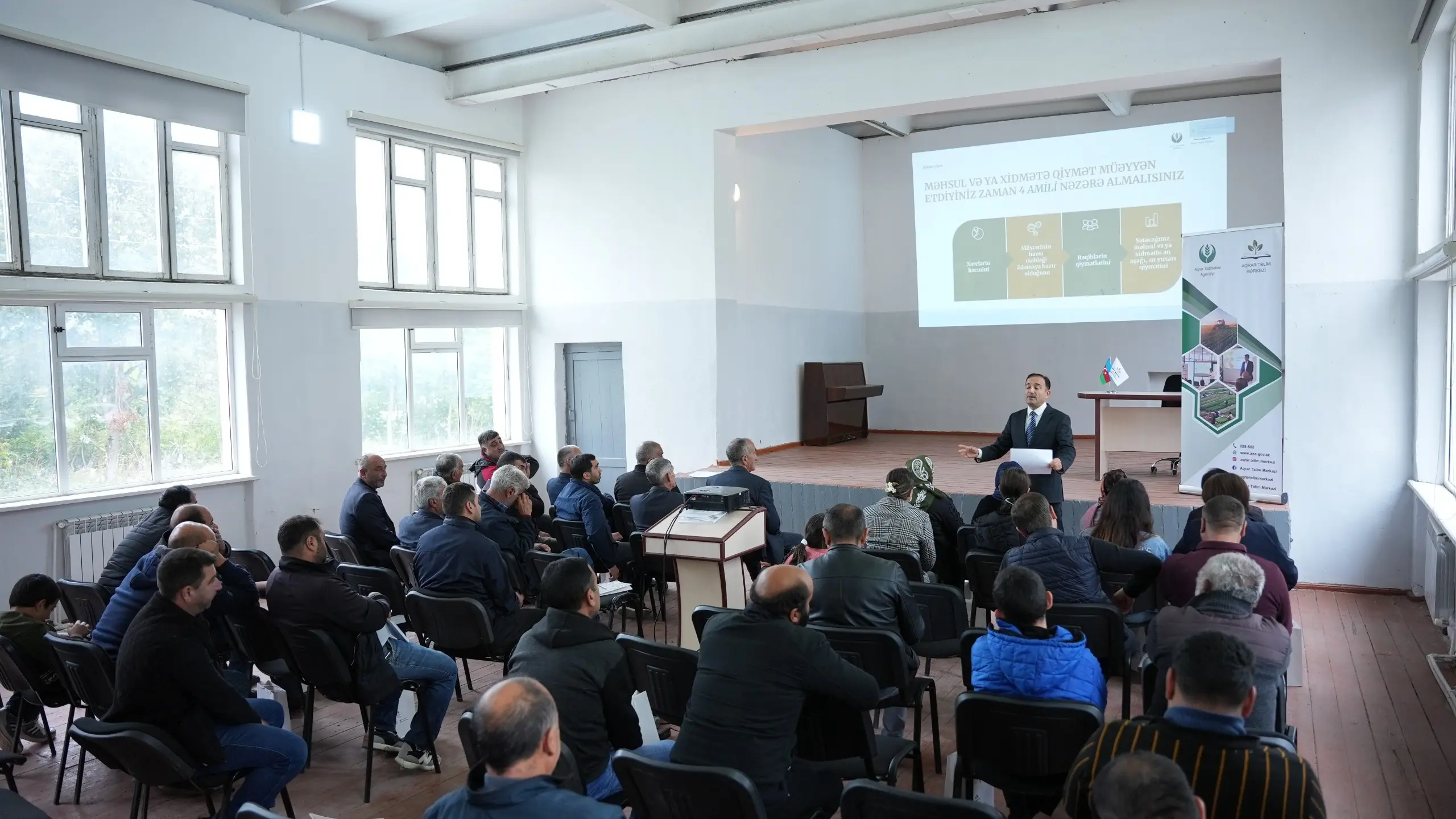 İşğaldan azad olunmuş ərazilərdə fermerlərin bilik və bacarıqlarının artırılması məqsədilə keçirilən təlimlər başa çatıb