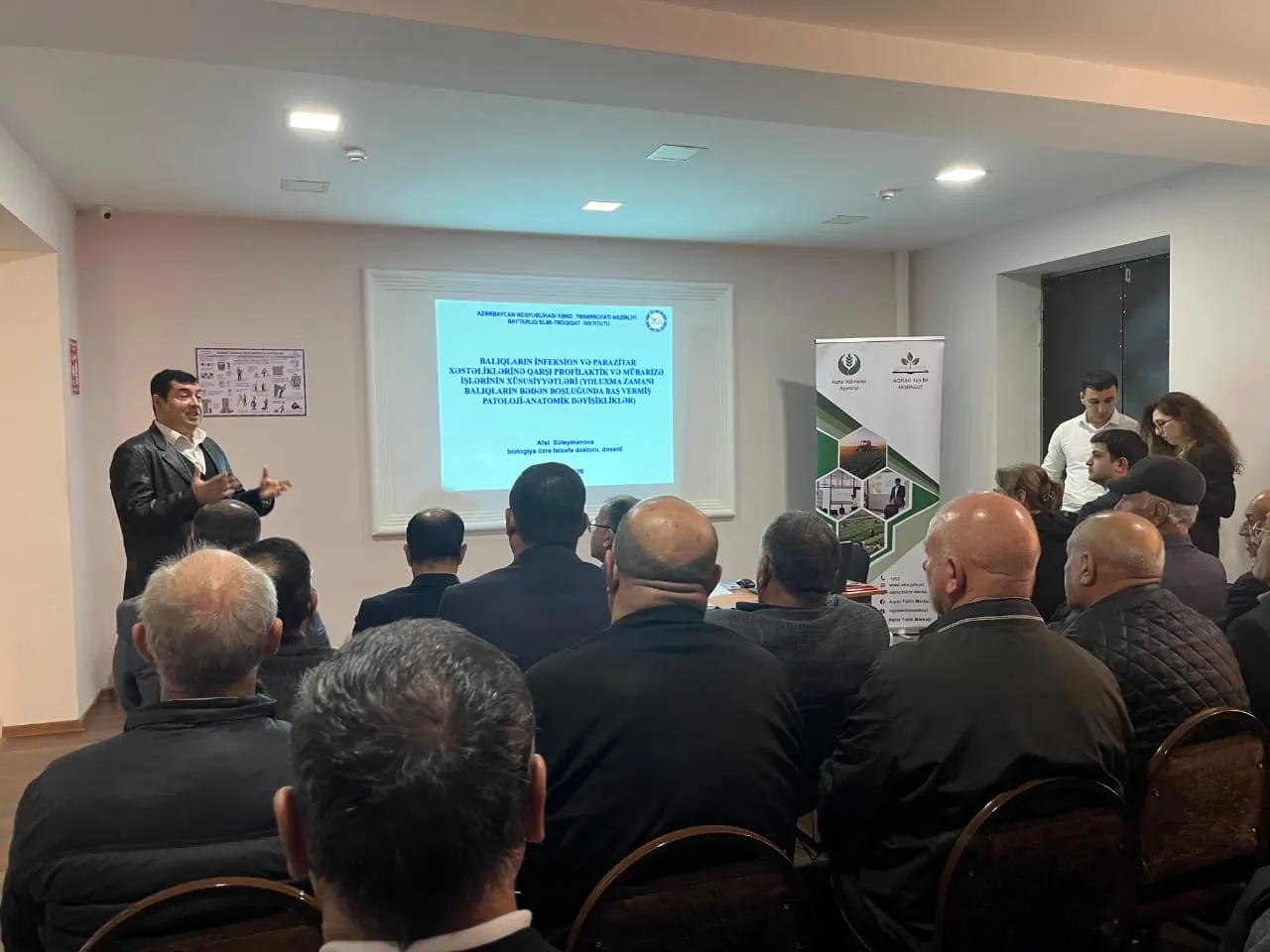 Salyanda “Balıq xəstəlikləri və onların profilaktikası” mövzusunda təlim keçirilib.