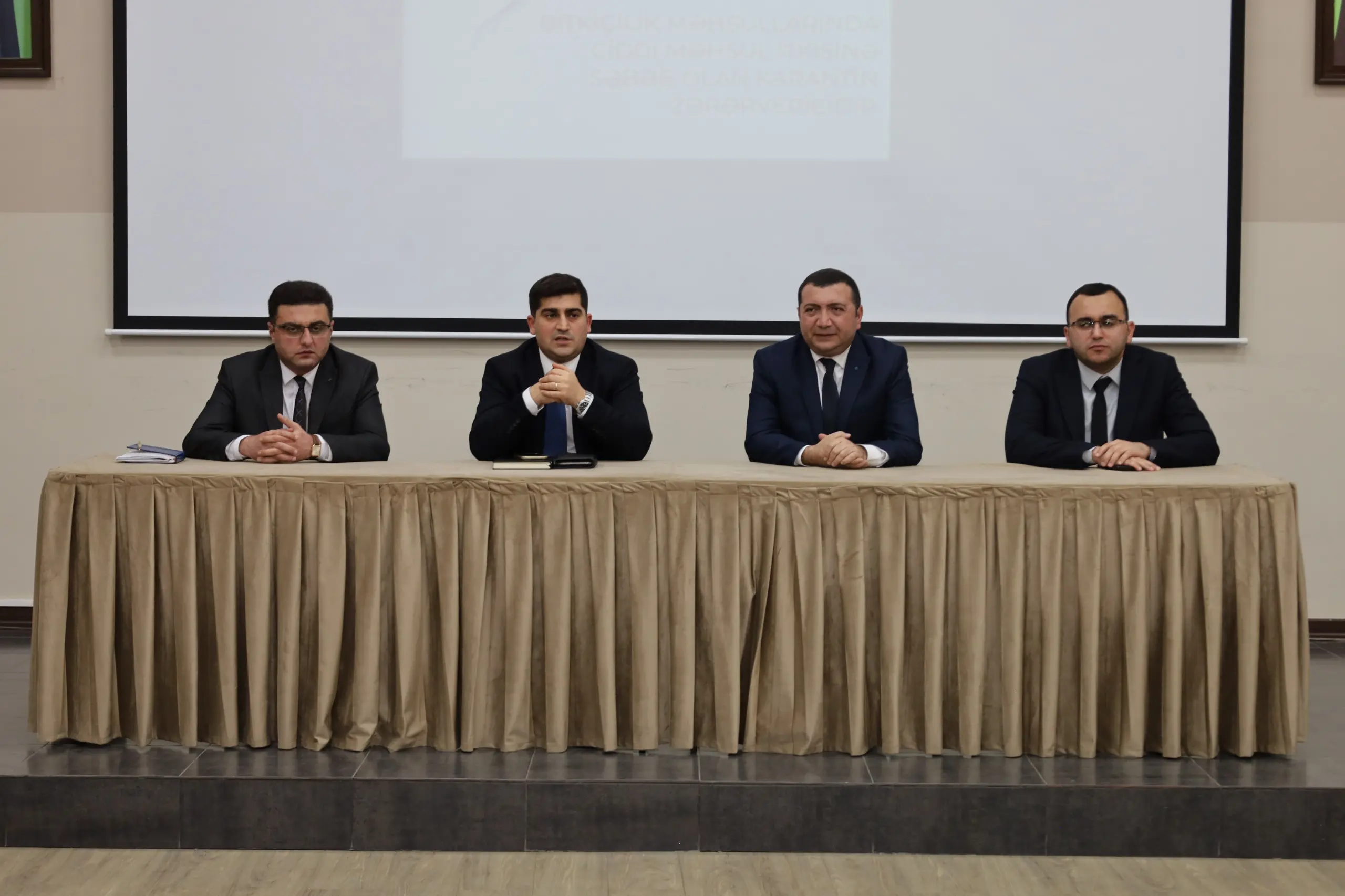 Qəbələdə qəhvəyi mərmər bağacığı ilə mübarizə tədbirlərinə dair rayon ictimaiyyətilə görüş keçirilib