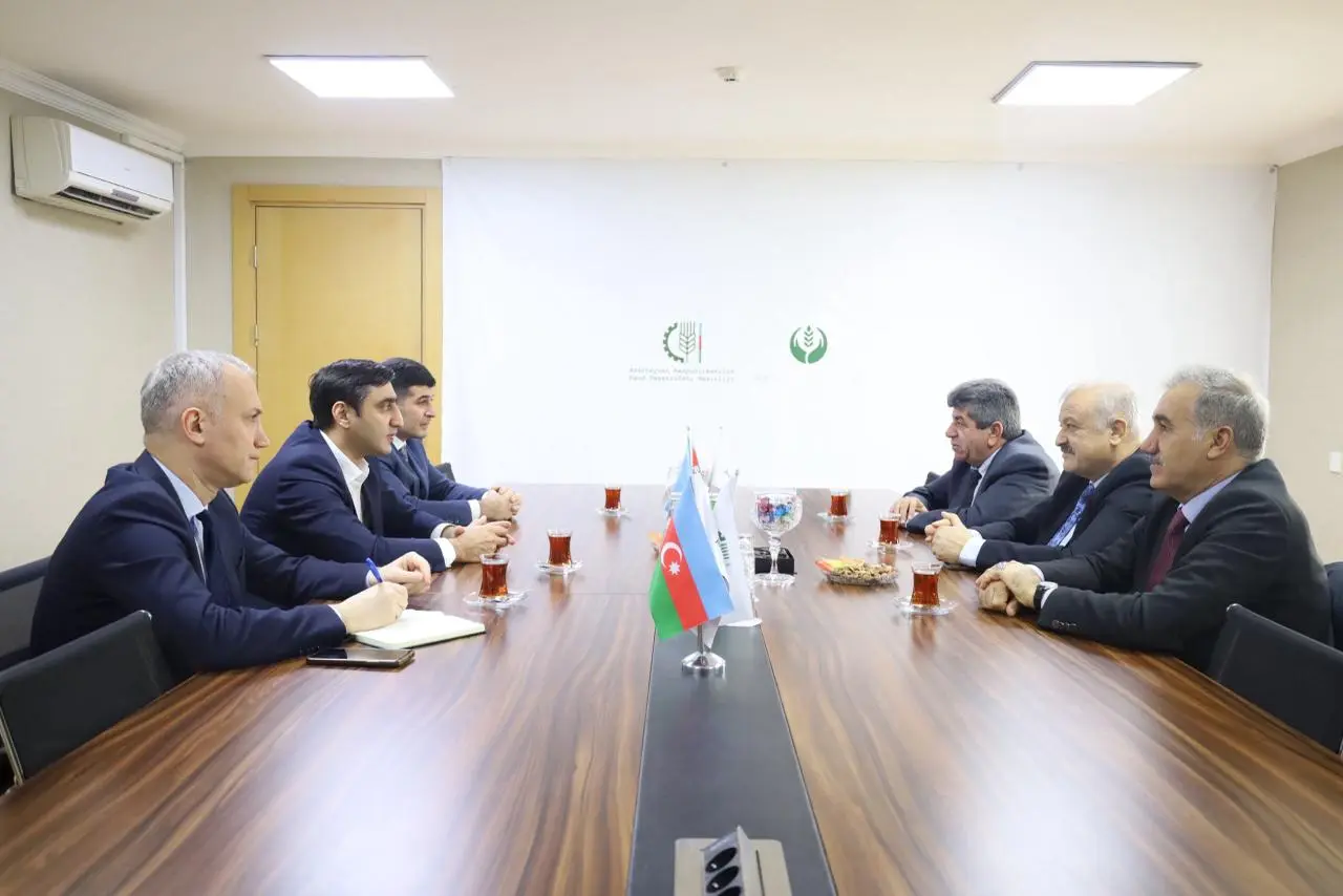 Aqrar Xidmətlər Agentliyində Türkiyə nümayəndə heyəti ilə görüş keçirilib