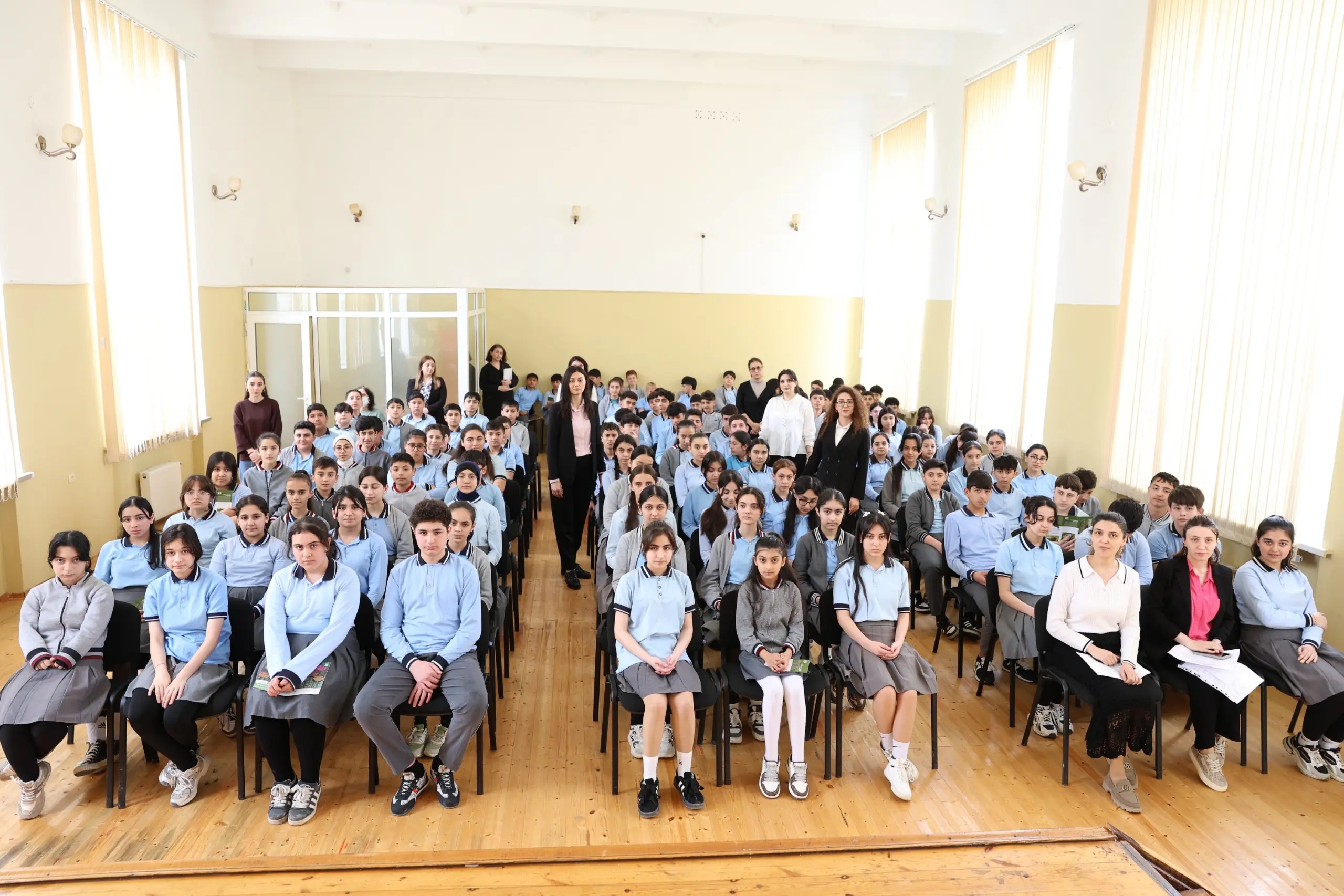 Məktəblilər arasında ekoloji maarifləndirmə tədbirləri davam edir